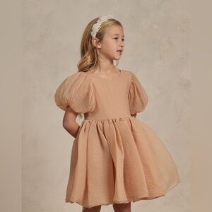 Noralee Sofia Puff dress Blush size 8 girls birthday